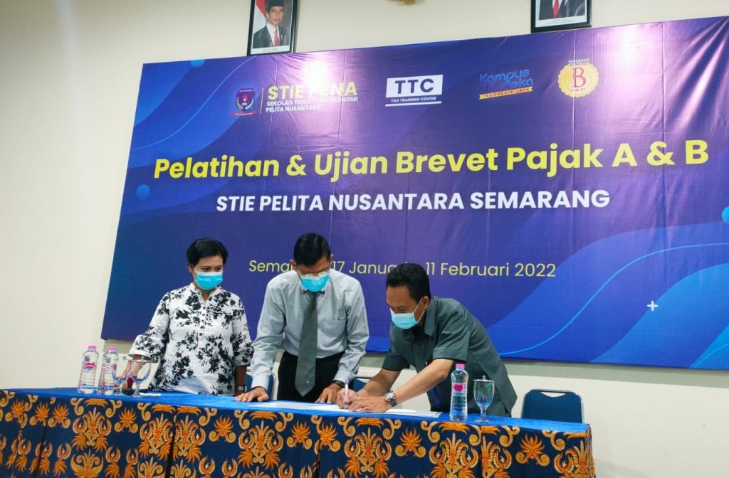 PELATIHAN & UJIAN BREVET PAJAK A & B TAHUN 2022 – STIE PENA